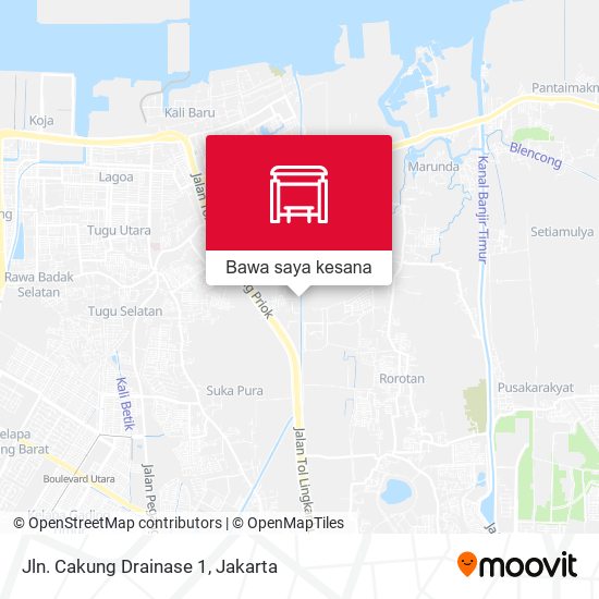 Peta Jln. Cakung Drainase 1