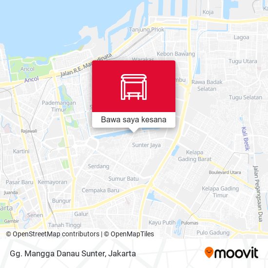 Peta Gg. Mangga Danau Sunter