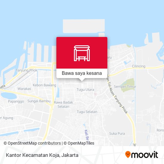 Peta Kantor Kecamatan Koja