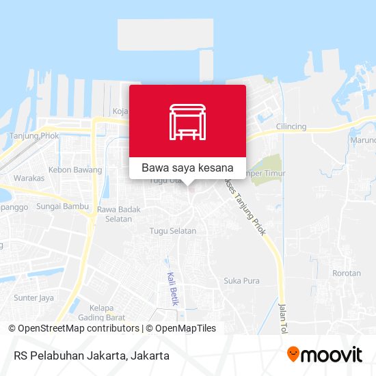 Peta RS Pelabuhan Jakarta