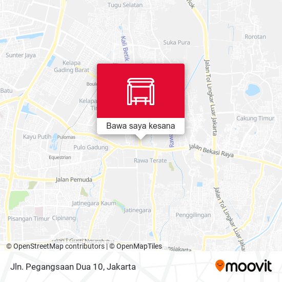 Peta Jln. Pegangsaan Dua 10