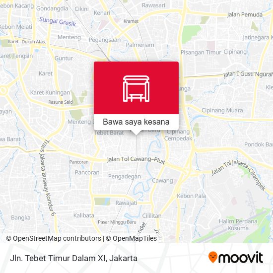Peta Jln. Tebet Timur Dalam XI
