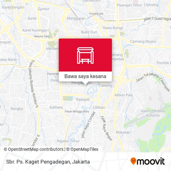 Peta Sbr. Ps. Kaget Pengadegan