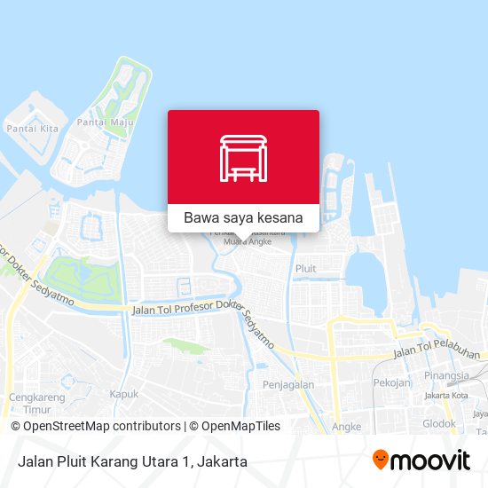 Peta Jalan Pluit Karang Utara 1