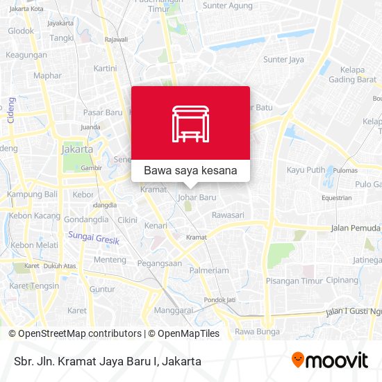 Peta Sbr. Jln. Kramat Jaya Baru I