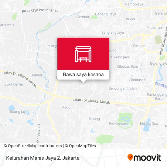 Peta Kelurahan Manis Jaya 2