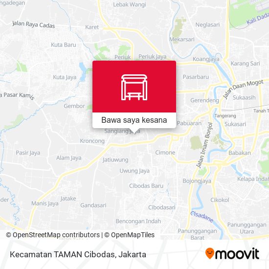 Peta Kecamatan TAMAN Cibodas