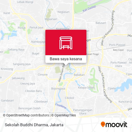 Peta Sekolah Buddhi Dharma