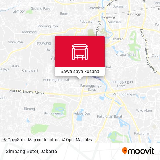 Peta Simpang Betet