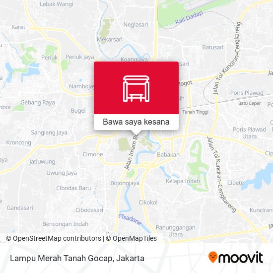 Peta Lampu Merah Tanah Gocap