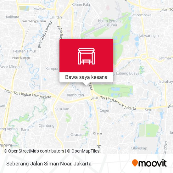 Peta Seberang Jalan Siman Noar