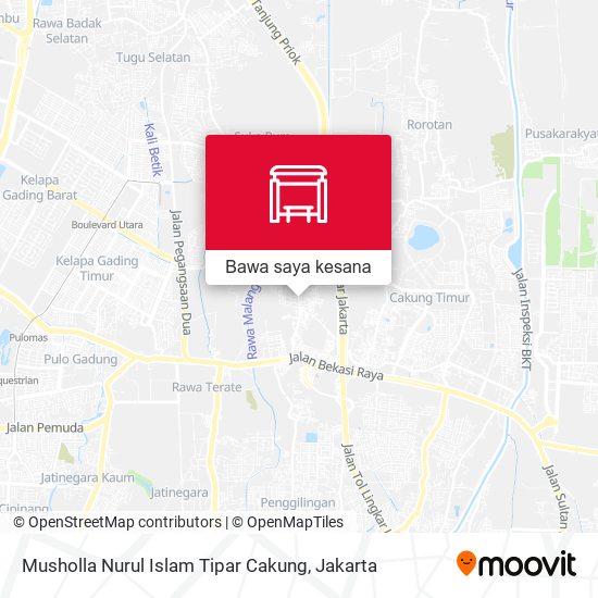 Peta Musholla Nurul Islam Tipar Cakung