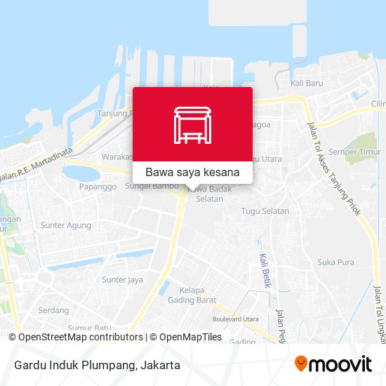 Peta Gardu Induk Plumpang