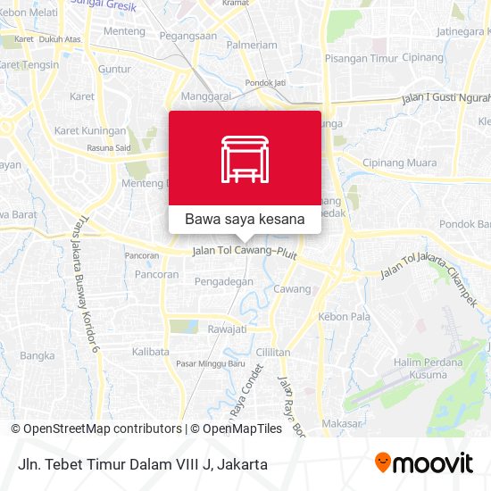 Peta Jln. Tebet Timur Dalam VIII J