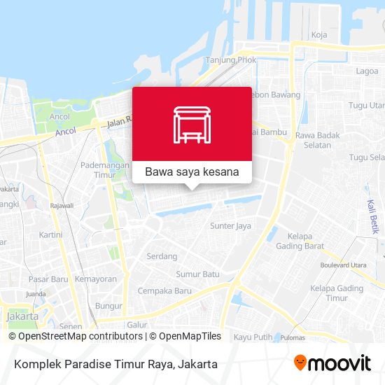 Peta Komplek Paradise Timur Raya