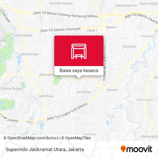 Peta Superindo Jatikramat Utara