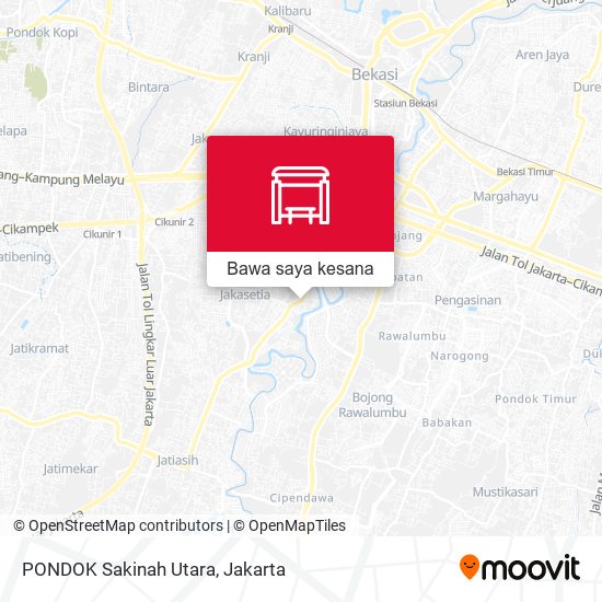 Peta PONDOK Sakinah Utara