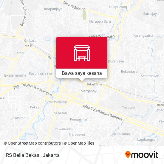 Peta RS Bella Bekasi