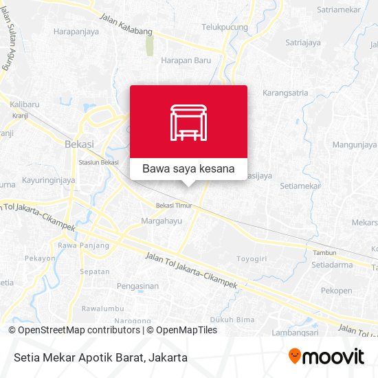 Peta Setia Mekar Apotik Barat