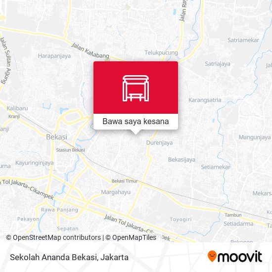 Peta Sekolah Ananda Bekasi