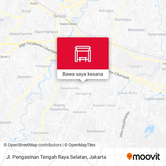 Peta Jl. Pengasinan Tengah Raya Selatan