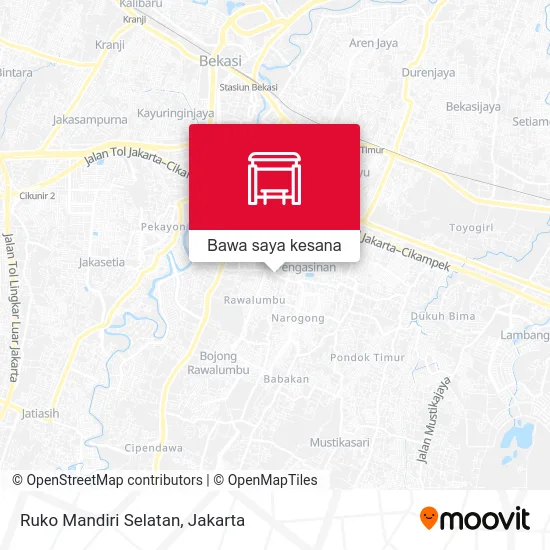 Peta Ruko Mandiri Selatan