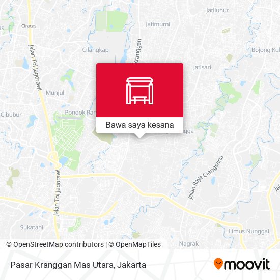 Peta Pasar Kranggan Mas Utara