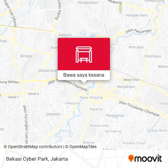 Peta Bekasi Cyber Park