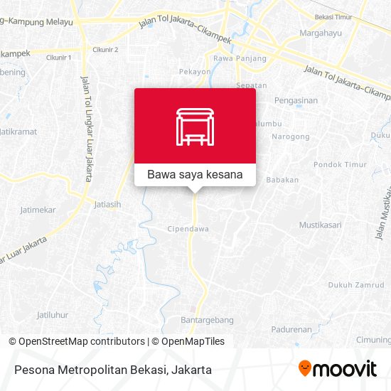 Peta Pesona Metropolitan Bekasi