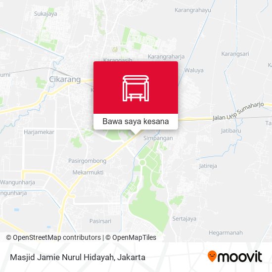 Peta Masjid Jamie Nurul Hidayah