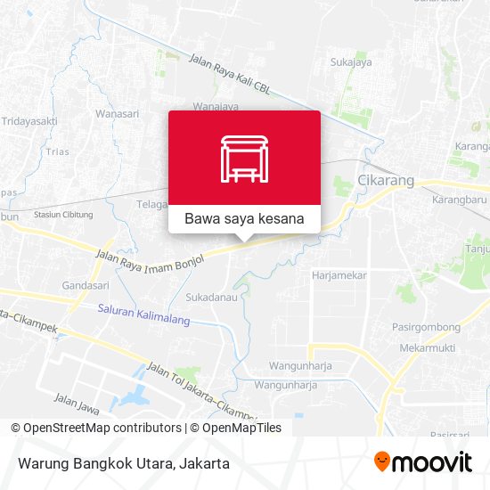 Peta Warung Bangkok Utara