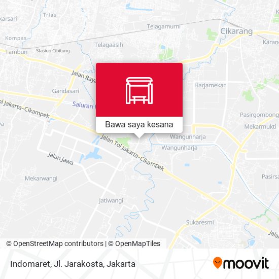 Peta Indomaret, Jl. Jarakosta