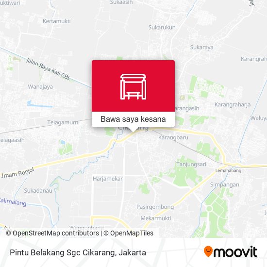 Peta Pintu Belakang Sgc Cikarang