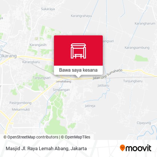 Peta Masjid Jl. Raya Lemah Abang