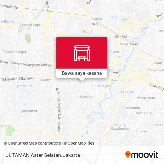 Peta Jl. TAMAN Aster Selatan