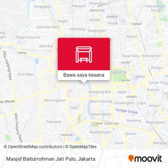 Peta Masjid Baiturrohman Jati Pulo