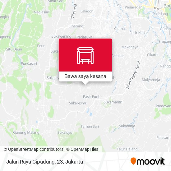 Peta Jalan Raya Cipadung, 23