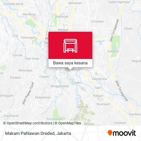 Peta Makam Pahlawan Dreded