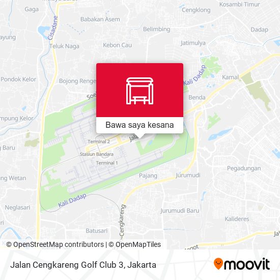 Peta Jalan Cengkareng Golf Club 3