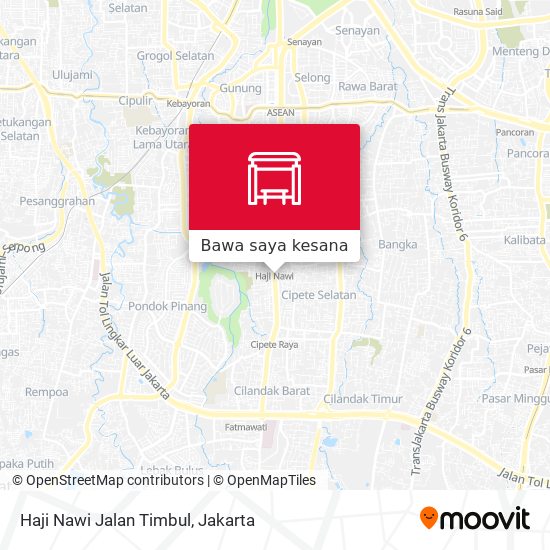 Peta Haji Nawi Jalan Timbul