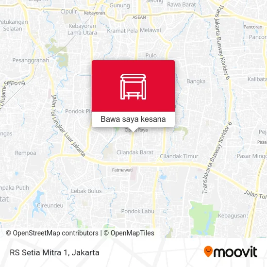 Peta RS Setia Mitra 1