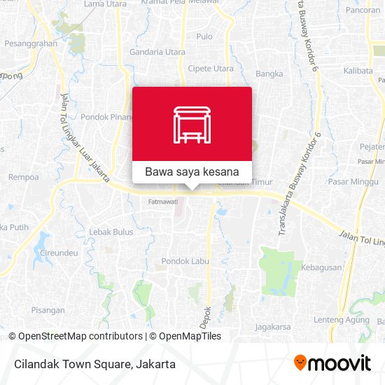 Peta Cilandak Town Square
