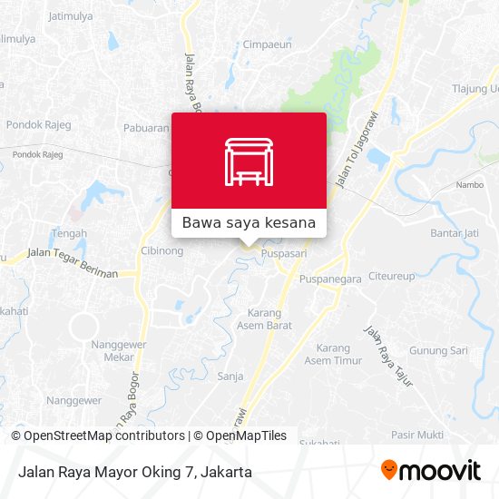 Peta Jalan Raya Mayor Oking 7