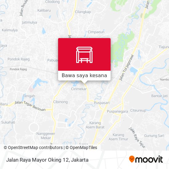 Peta Jalan Raya Mayor Oking 12