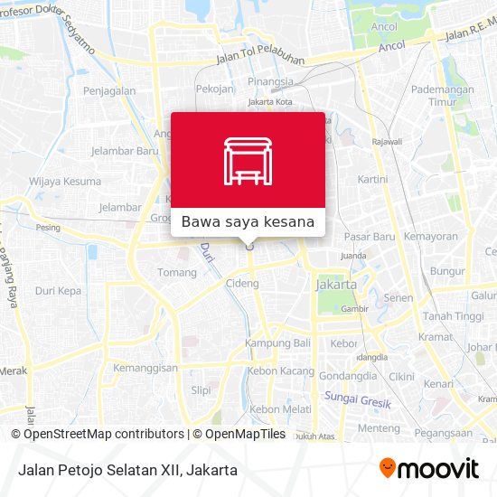 Peta Jalan Petojo Selatan XII