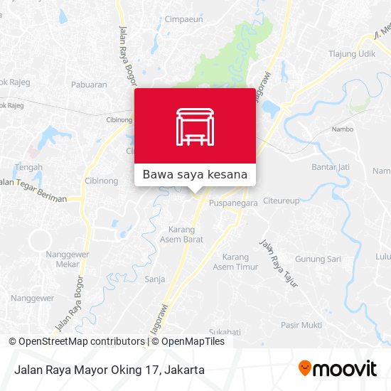 Peta Jalan Raya Mayor Oking 17