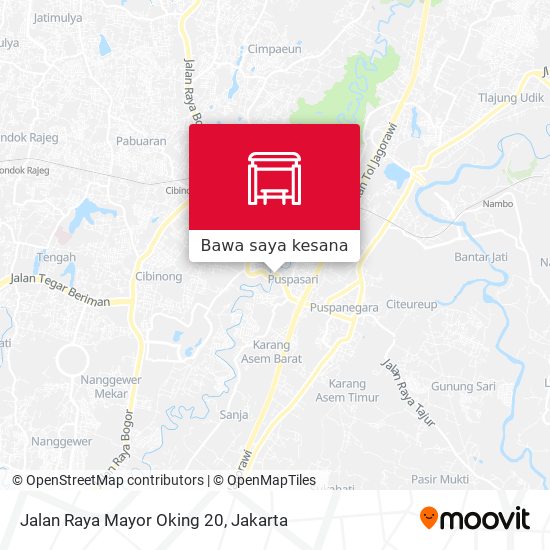 Peta Jalan Raya Mayor Oking 20