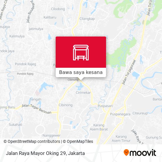 Peta Jalan Raya Mayor Oking 29