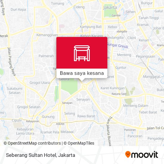 Peta Seberang Sultan Hotel