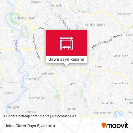 Peta Jalan Ciater Raya 5